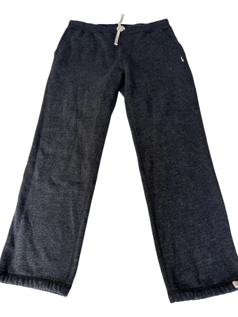 Polo Ralph Lauren Mens Charcoal Gray Lounge Pants Drawstring Waist L